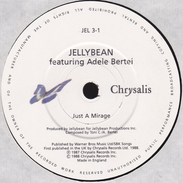 John "Jellybean" Ben - Just A Mirage - Used Vinyl Record 7" image 3