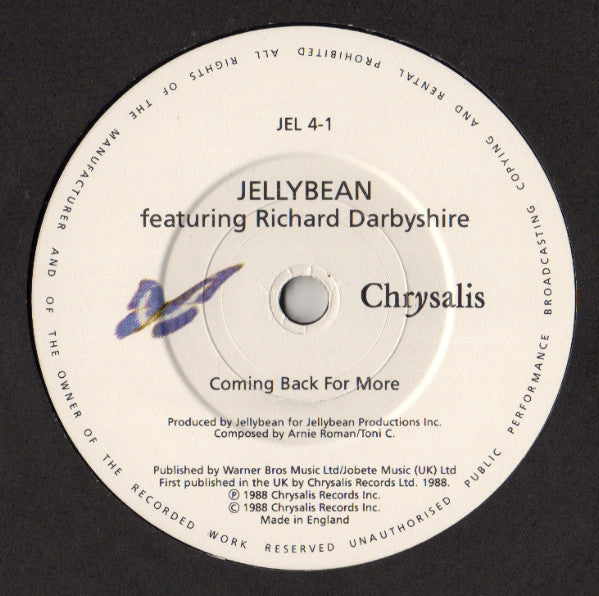 John "Jellybean" Ben - Coming Back For More - Used Vinyl Record 7" image 7