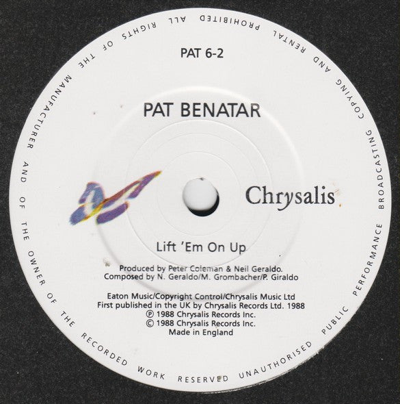 Pat Benatar - Don't Walk Away - Used Vinyl Record 7" image 4
