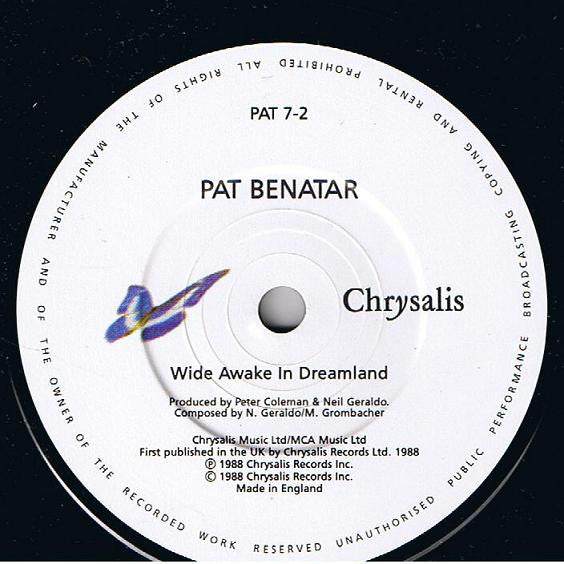 Pat Benatar - One Love - Used Vinyl Record 7" image 4