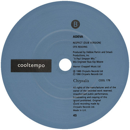 Adeva - Respect - Used Vinyl Record 7" image 8