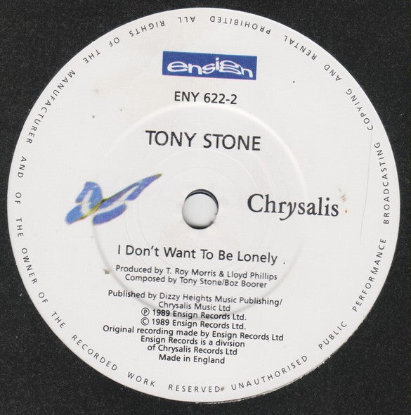 Tony Stone - Can't Say 'Bye - Used Vinyl Record 7" image 4