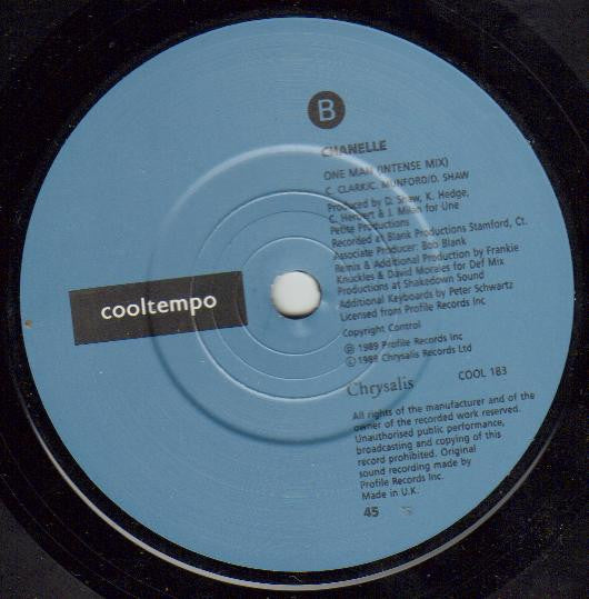 Chanelle - One Man - Used Vinyl Record 7" image 8