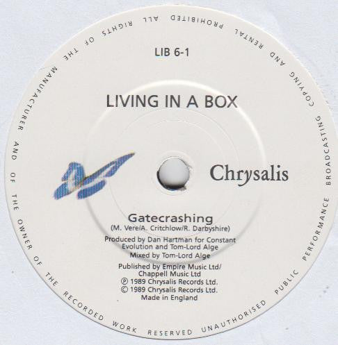 Living In A Box - Gatecrashing - Used Vinyl Record 7" image 7