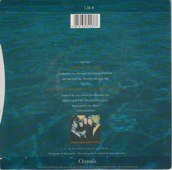Living In A Box - Different Air - Used Vinyl Record 7" image 2