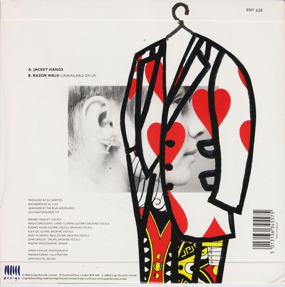 Blue Aeroplanes - Jacket Hangs - Used Vinyl Record 7" image 7