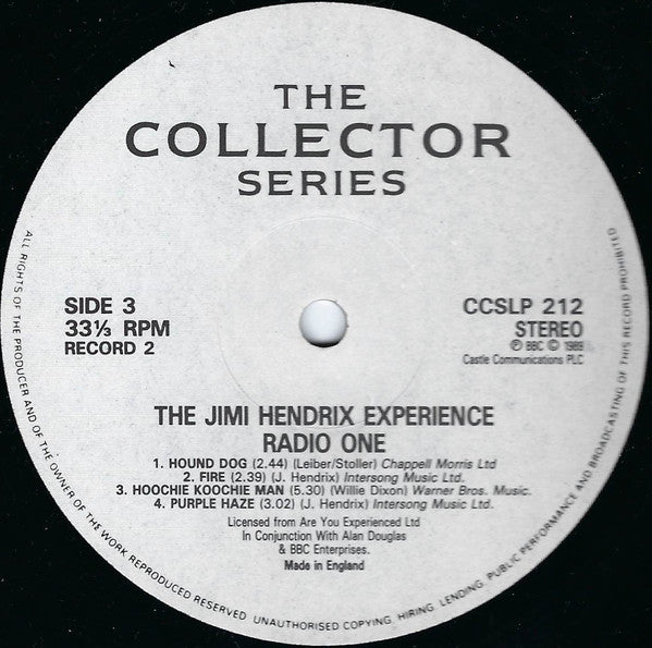 Jimi Hendrix Experie - Radio One - Used Vinyl Record image 5