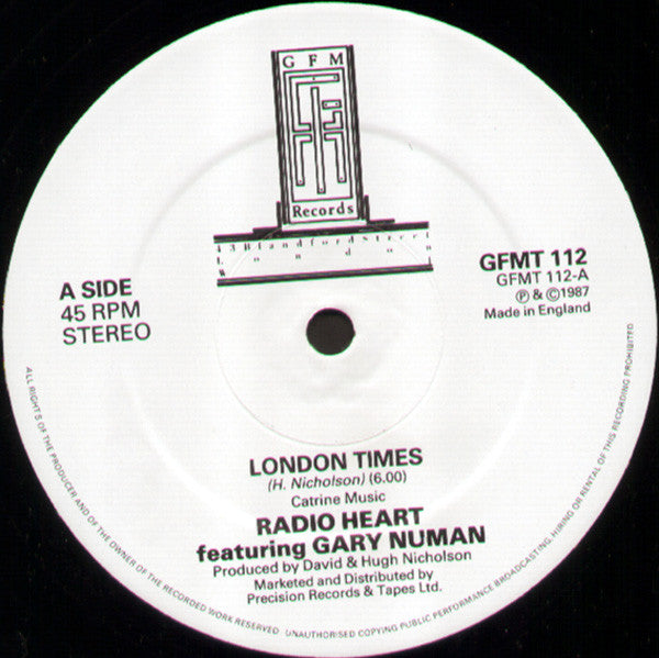 Radio Heart - London Times - Used Vinyl Record 12" image 3
