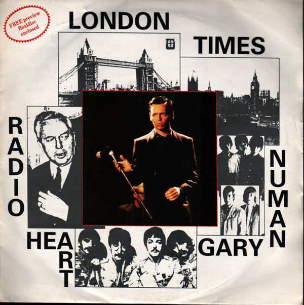 Radio Heart - London Times - Used Vinyl Record 7" image 1
