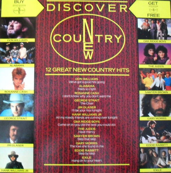 Various - Discover New Country - Used Vinyl Record image 2