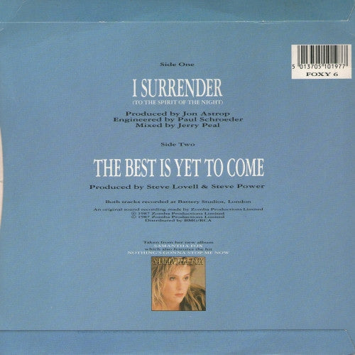 Samantha Fox - I Surrender (To The Spirit Of The Night) - Used Vinyl Rec image 2