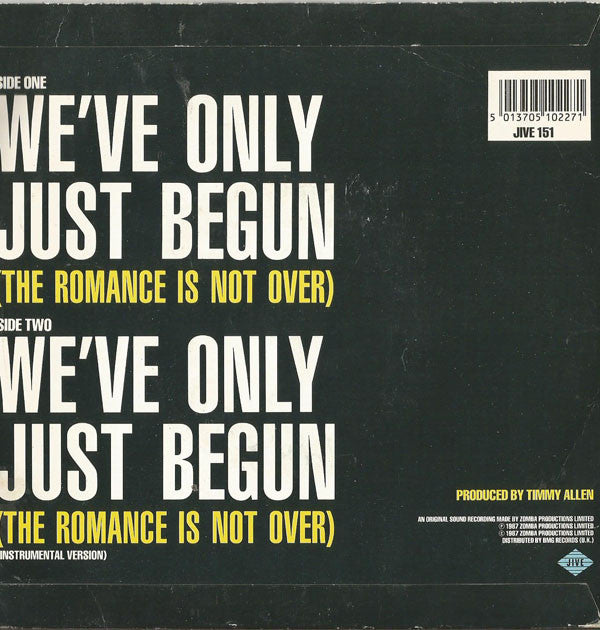 Glenn Jones - We've Only Just Begun (The Romance Is Not Over) - Used image 2