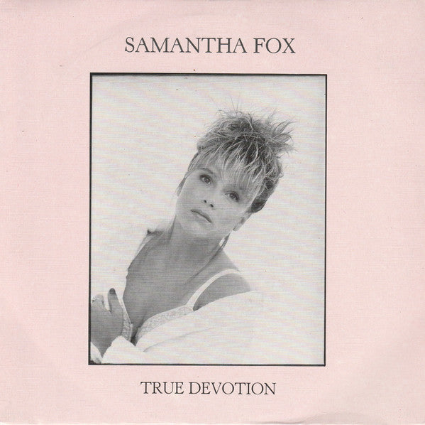Samantha Fox - True Devotion - Used Vinyl Record 7" image 1
