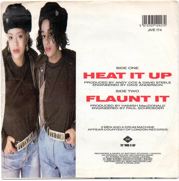 Wee Papa Girl Rapper - Heat It Up - Used Vinyl Record 7" image 6