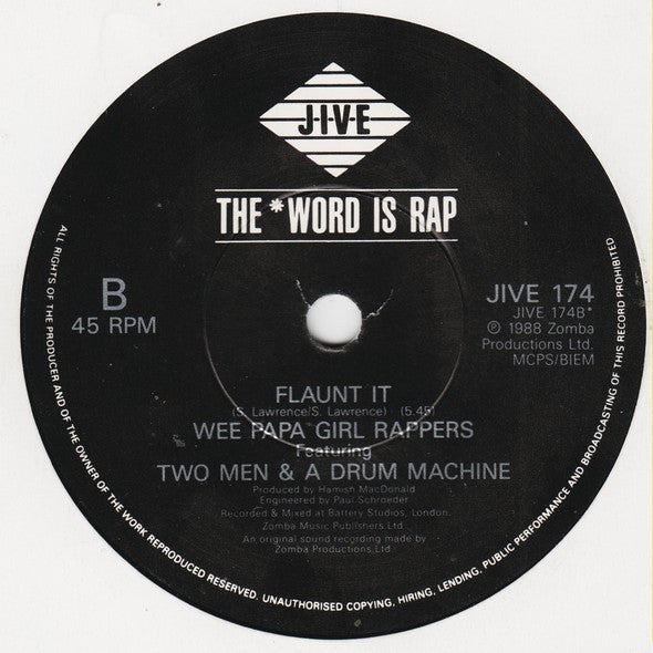 Wee Papa Girl Rapper - Heat It Up - Used Vinyl Record 7" image 8