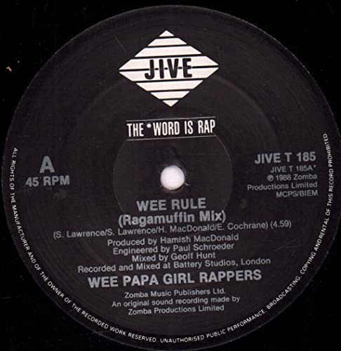 Wee Papa Girl Rapper - Wee Rule - Used Vinyl Record 12" image 3