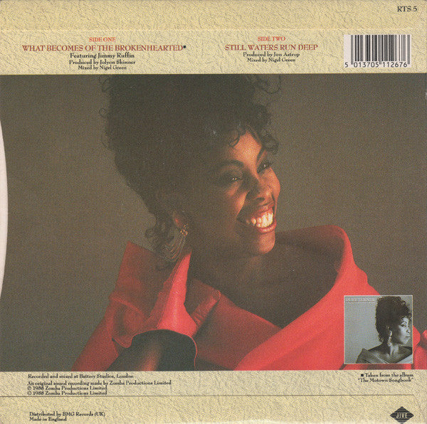 Ruby Turner - What Becomes Of The Brokenhearted - Used Vinyl Record 7 image 2