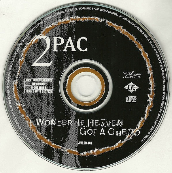 2Pac - I Wonder If Heaven Got A Ghetto - Used CD image 3