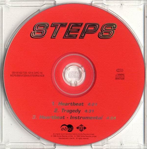 Steps - Heartbeat / Tragedy - Used CD image 10