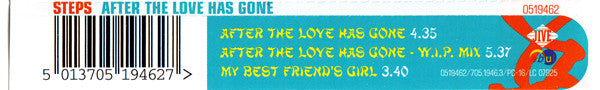 Steps - After The Love Has Gone - Used CD image 2