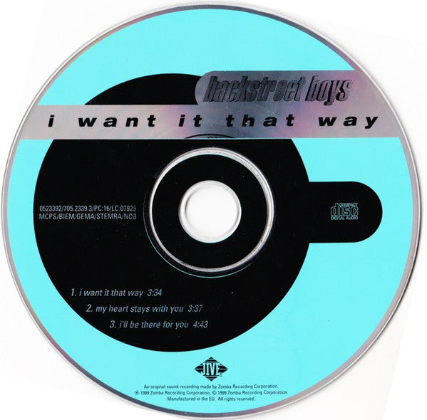 Backstreet Boys - I Want It That Way - Used CD image 6