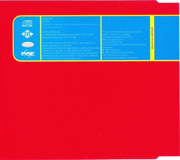 Supercar - Tonite - Used CD image 6
