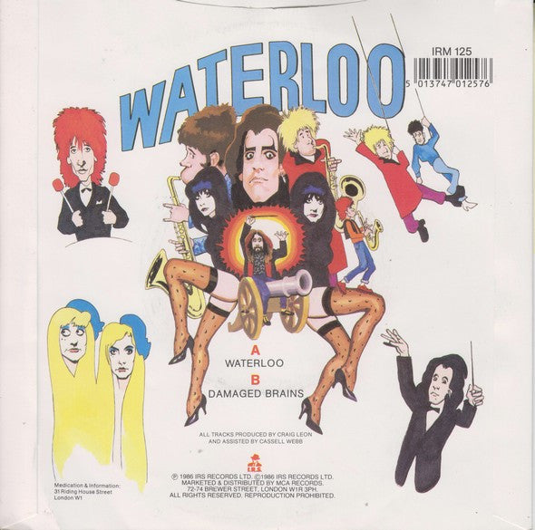 Doctor & The Medics - Waterloo - Used Vinyl Record 7" image 2