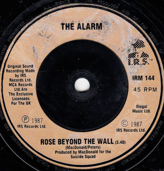 Alarm - Rain In The Summertime - Used Vinyl Record 7" image 4