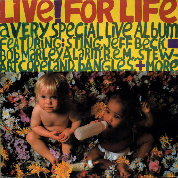 Various - Live! For Life - Used Vinyl Record image 1