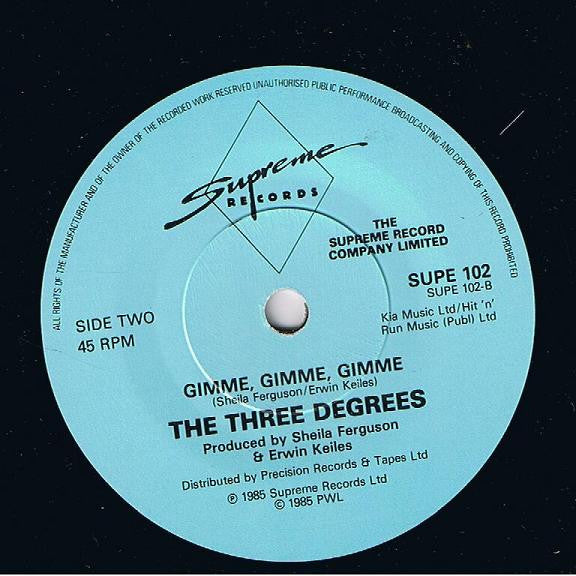 Three Degrees - Heaven I Need - Used Vinyl Record 7" image 4