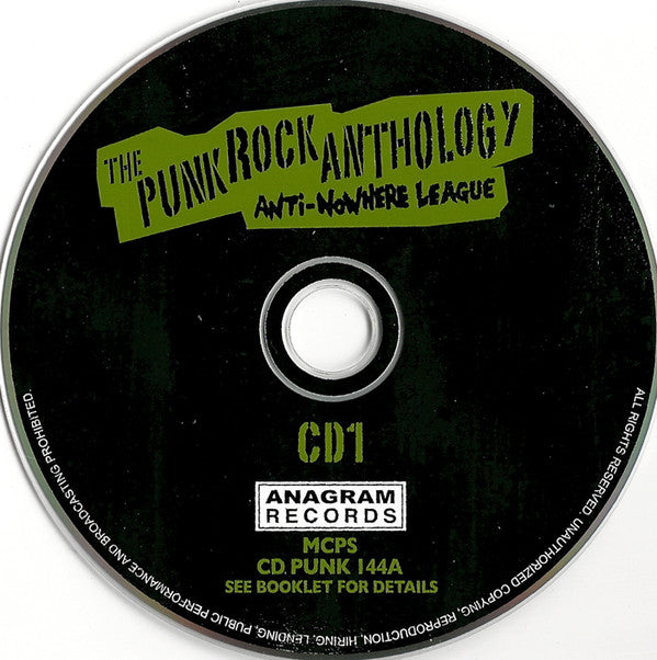 Anti-Nowhere League - Punk Rock Anthology - CD image 3