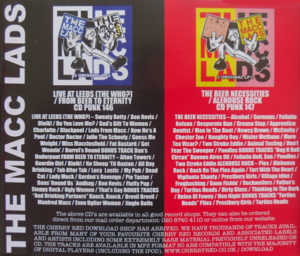 Macc Lads - Beer & Sex & Chips N Gravy / Bitter, Fit Crack - CD image 5