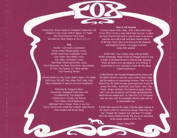 Fox - CD image 2