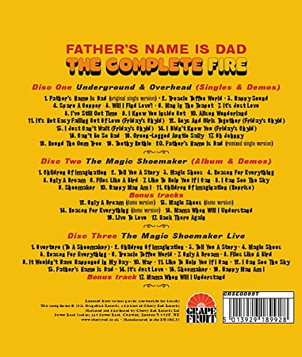Fire - FATHER'S NAME IS DAD - CD image 2