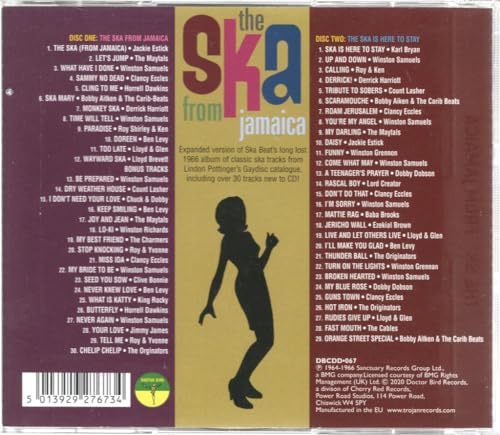 VARIOUS ARTISTS - SKA FROM JAMAICA ORIGINAL ALB - CD image 2