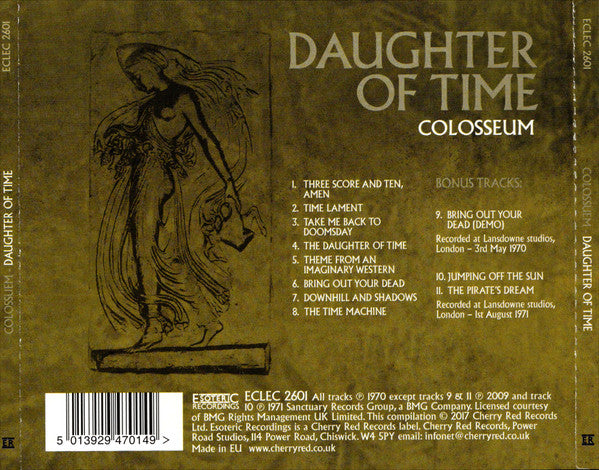 Colosseum - Daughter Of Time - CD image 2