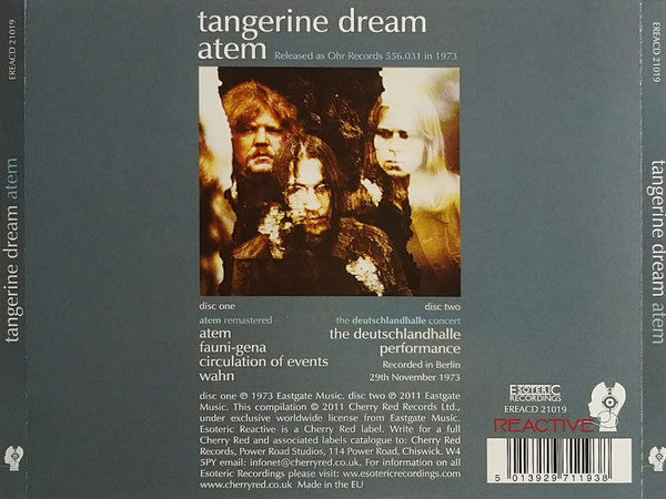 Tangerine Dream - Atem - CD image 2