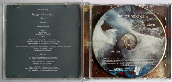 Tangerine Dream - Atem - CD image 4