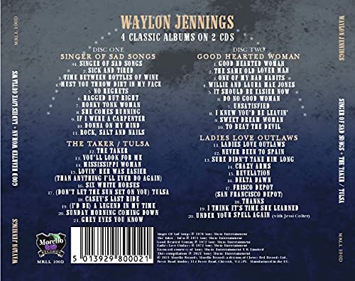 Waylon Jennings - SINGER OF SAD SONGS /  THE TAK - CD image 2