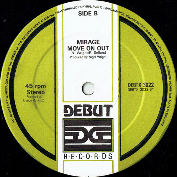 Mirage - Jack Mix II - Used Vinyl Record 12" image 4