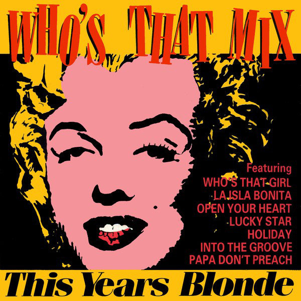 This Year's Blonde - Who's That Mix - Used Vinyl Record 7" image 2