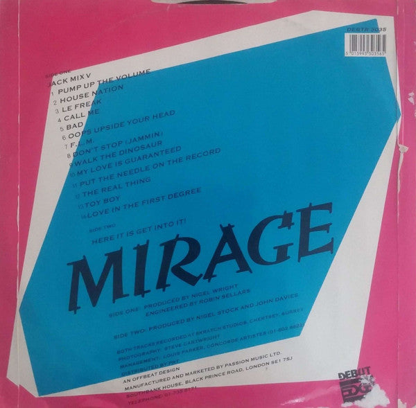 Mirage - Jack Mix IV - Used Vinyl Record 12" image 2
