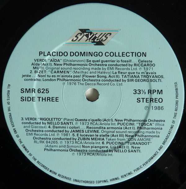 Placido Domingo - Collection - Used Vinyl Record image 5