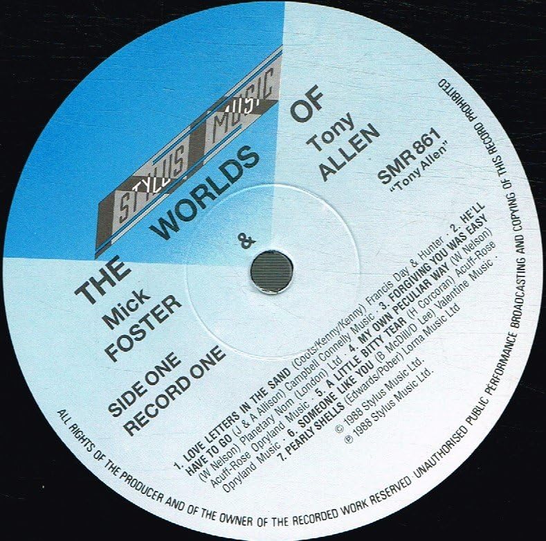 Foster & Allen - Worlds Of Mick Foster & Tony Allen - Used Vinyl Reco image 3