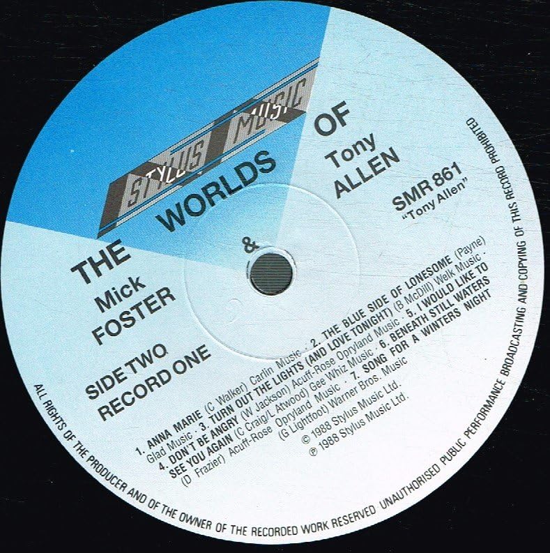 Foster & Allen - Worlds Of Mick Foster & Tony Allen - Used Vinyl Reco image 4