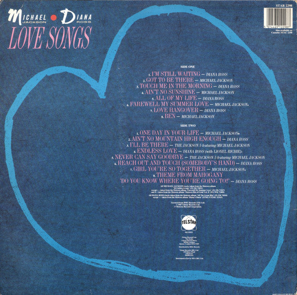 Michael Jackson - Love Songs - Used Vinyl Record image 2