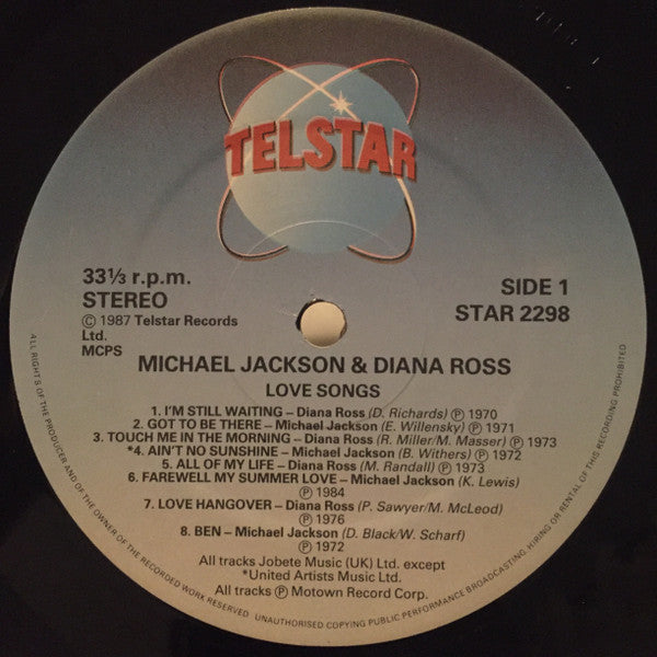 Michael Jackson - Love Songs - Used Vinyl Record image 3