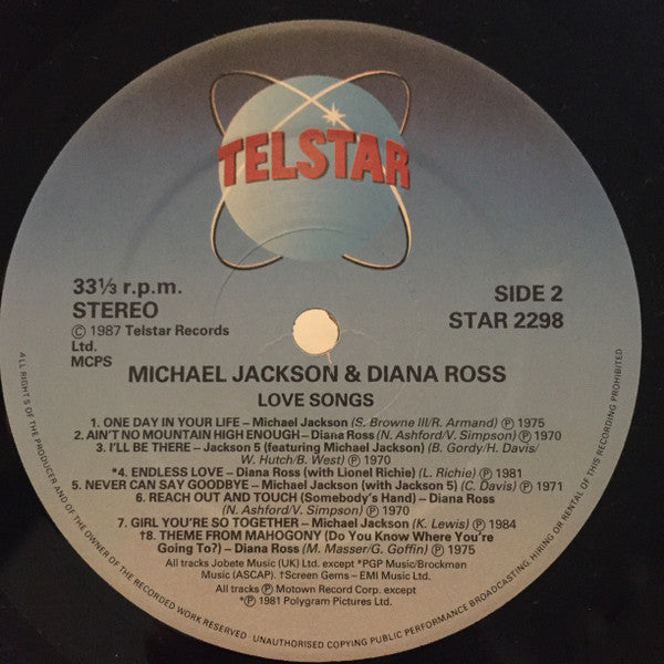 Michael Jackson - Love Songs - Used Vinyl Record image 4