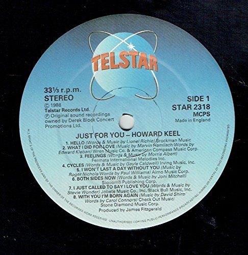 Howard Keel - Just For You - Used Vinyl Record image 2