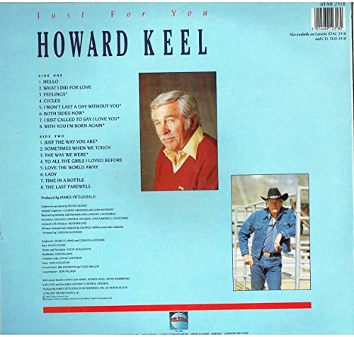 Howard Keel - Just For You - Used Vinyl Record image 3